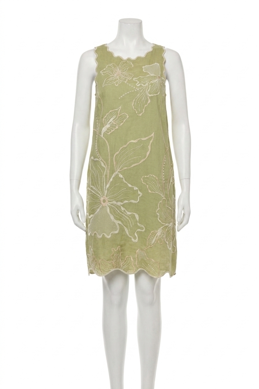 NEW JOHNNY WAS rhiannon tank shift dress in tortoise